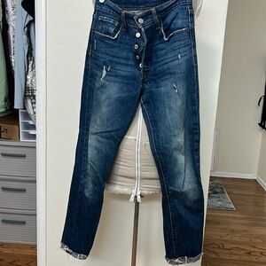 Levi’s 501 skinny size 26 high rise button fly